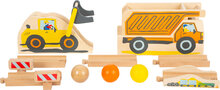 Houten knikkerbaan bouwplaats – Junior Marble Run