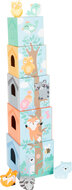 Pastel stapeltoren met dieren