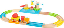 Junior collectie – houten treinbaan met hijskraan