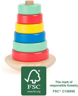 Stapel toren speelgoed – Move it!” – Multi kleuren – FSC”