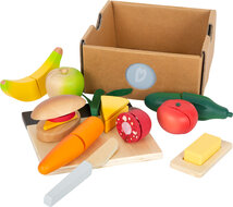 Lunchbox met snijdbare groente en fruit – ”Fresh” serie