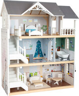 Vila poppenhuis – 3 verdiepingen + 12 meubels